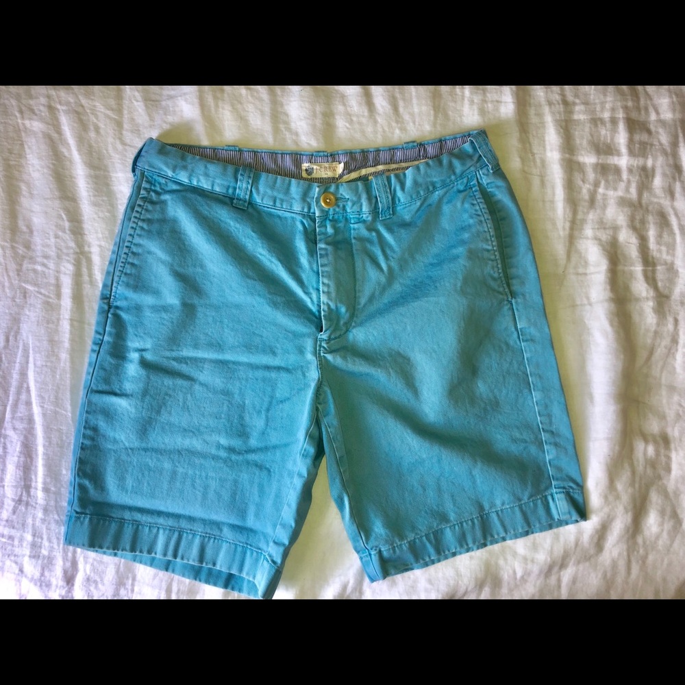 J Crew Blue Shorts 9” Stretch Shorts